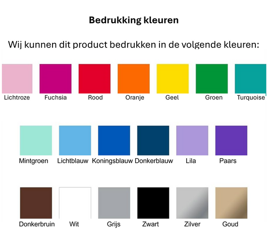 Wand spiegel met tekst of naam naar keuze